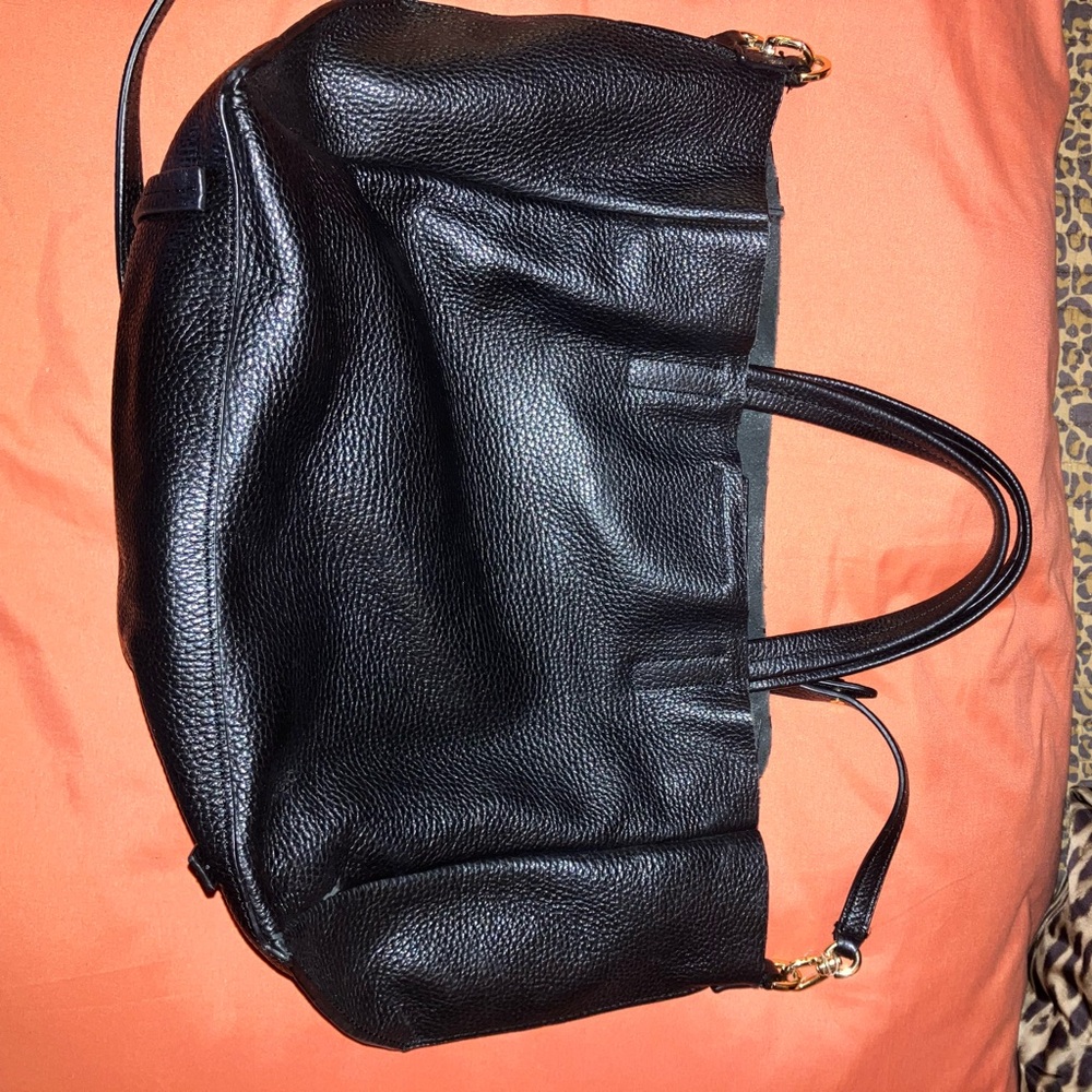 Banana Republic Black Textured Tote